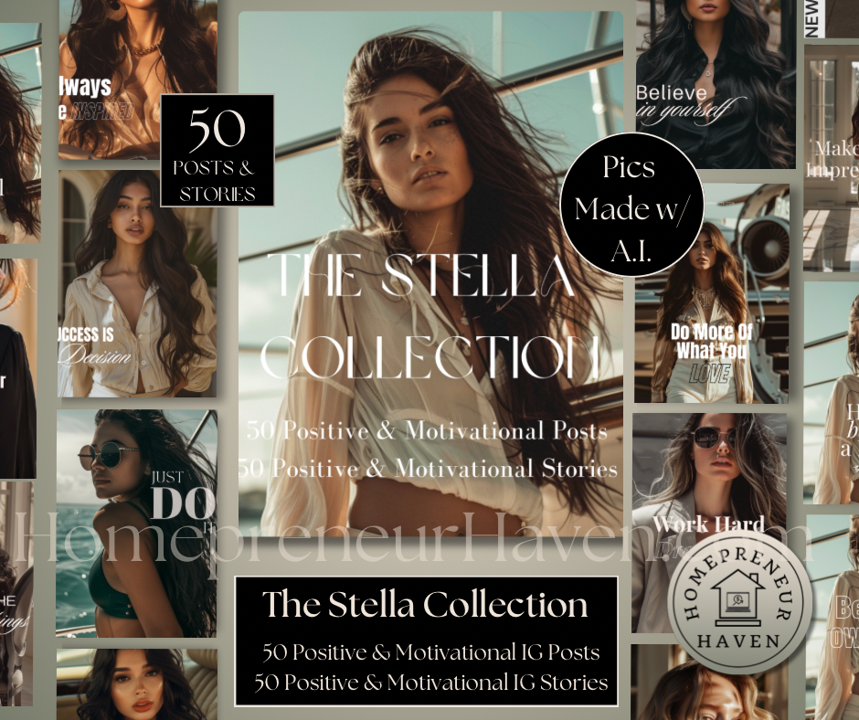 THE STELLA COLLECTION: 50 Each Positive & Motivational Posts/Stories