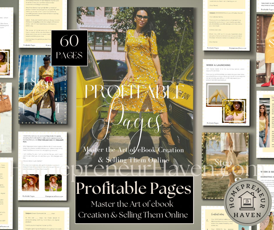 PROFITABLE PAGES: Master the Art of eBook Creation and Selling Them Online
