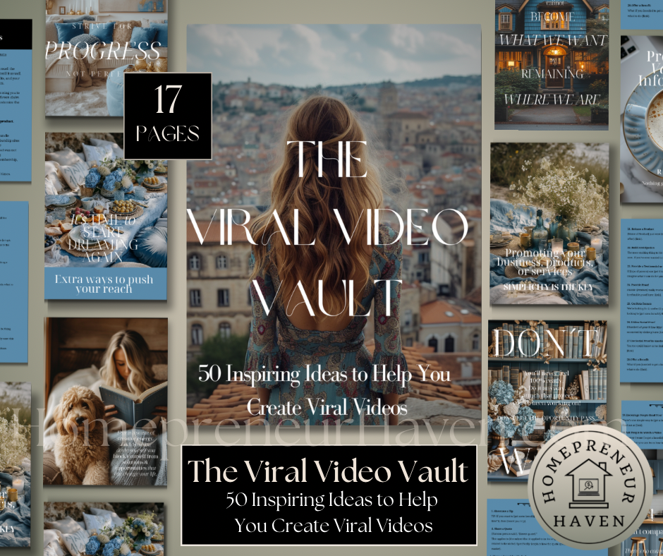 THE VIRAL VIDEO VAULT: 50 Inspiring Ideas to Help You Create Viral Videos