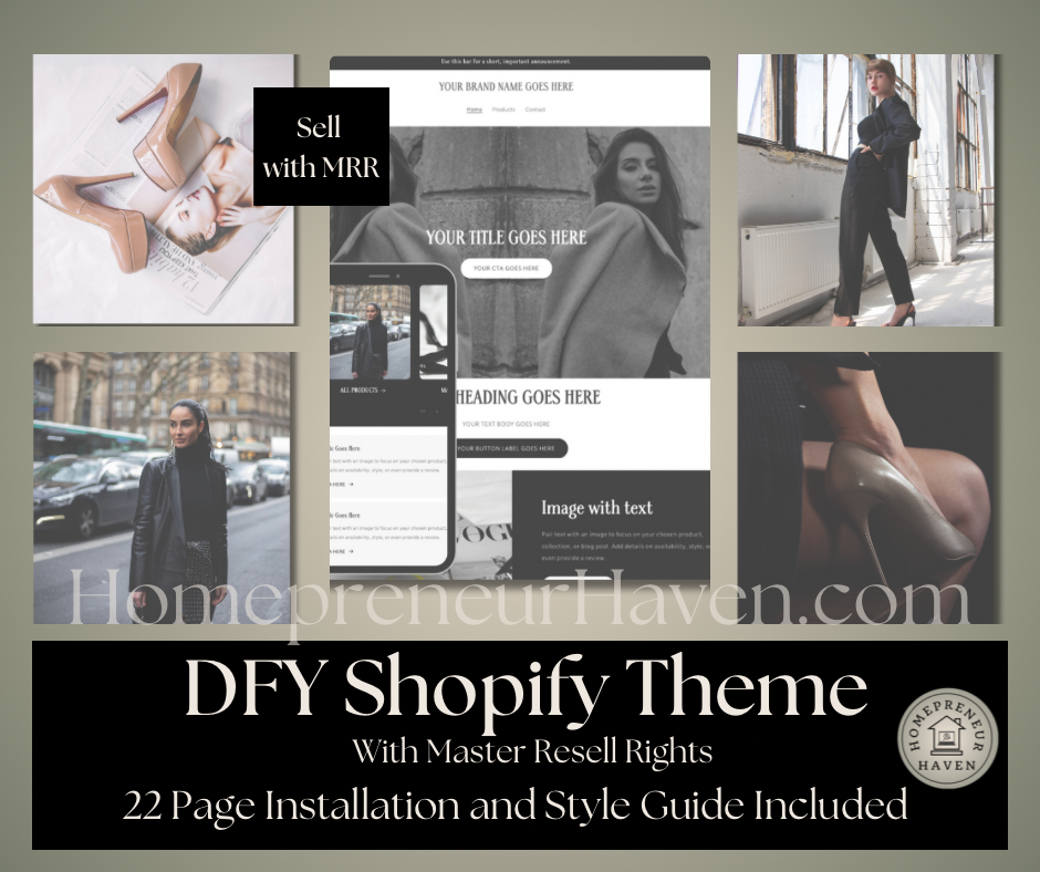 SHOPIFY THEME with MRR